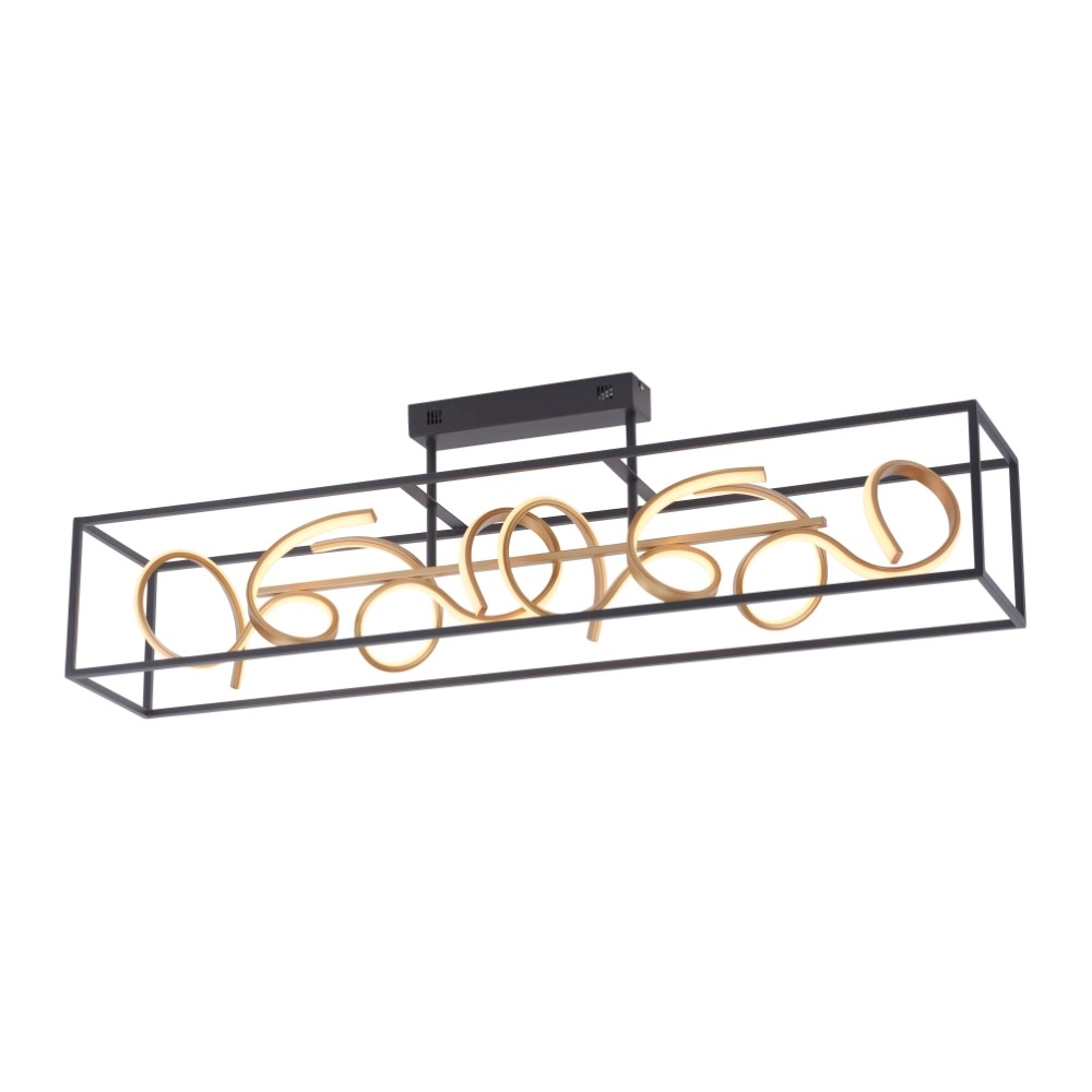 Zwart gouden plafondlamp Selina Paul Neuhaus 4012248351116