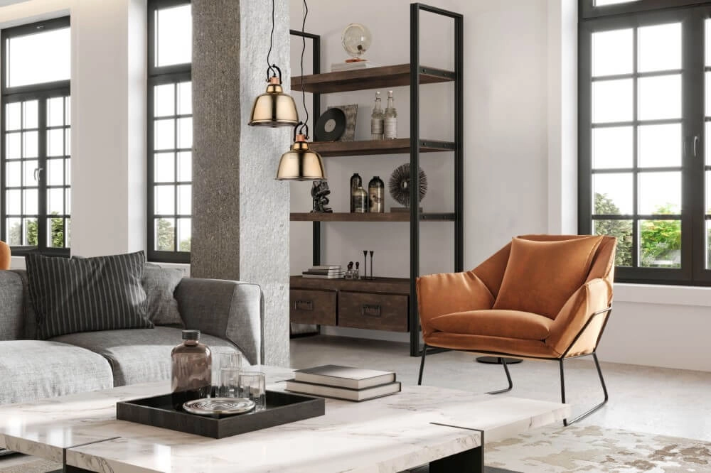 Ø 30cm hanglamp Amalfi met glas Lyora 5903139838191