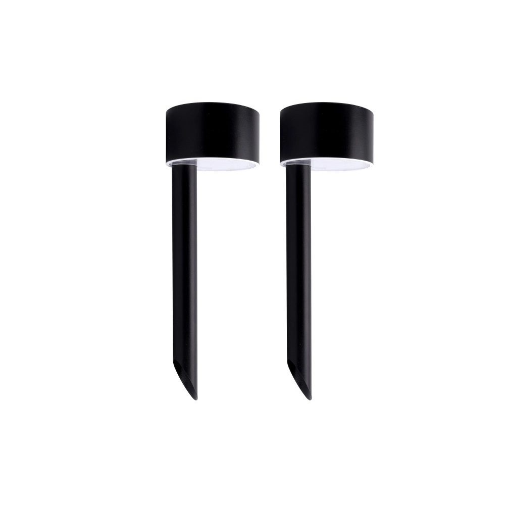 Solar paaltje True 24cm - zwart - set van 2 Lyora 5055788300830