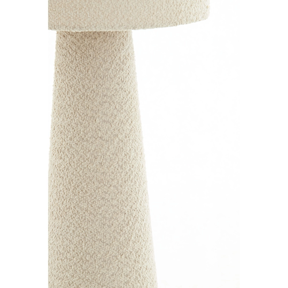 Staande schemerlamp Micky Ø 38cm - bouclé - zand Light & Living 8717807761158