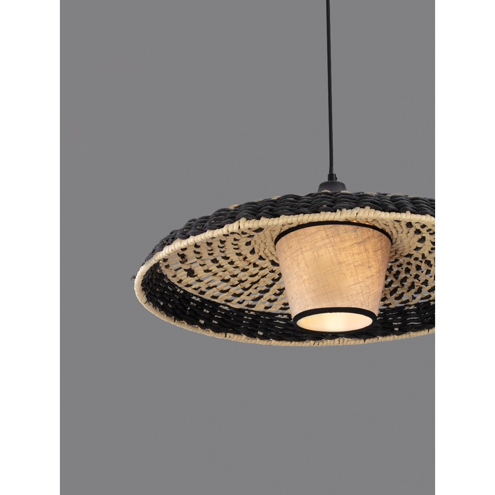 Hanglamp Capa zwart Lyora 5212017452924
