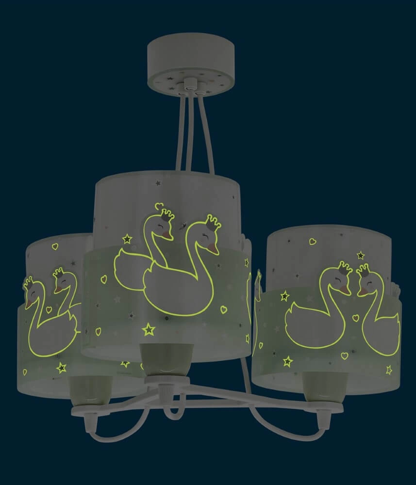 3-lichts hanglamp Sweet Love Green Dalber 8420406617176