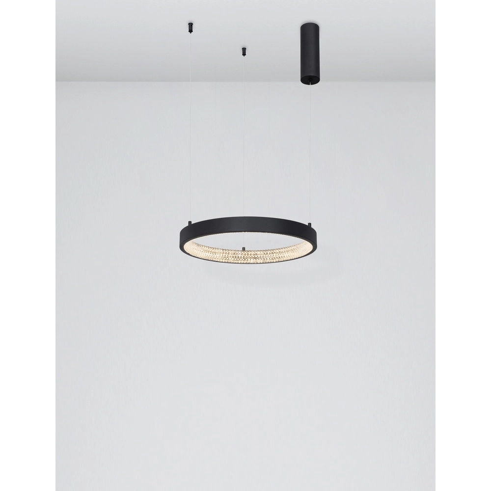 Hanglamp Preston zwart Ø 40cm