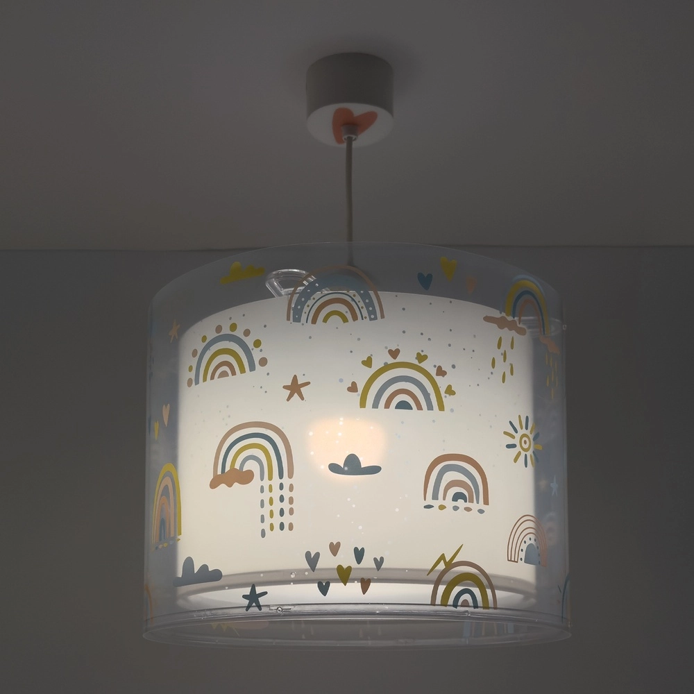 Hanglamp Rainbow roze voor kinderkamer Dalber 8420406411927