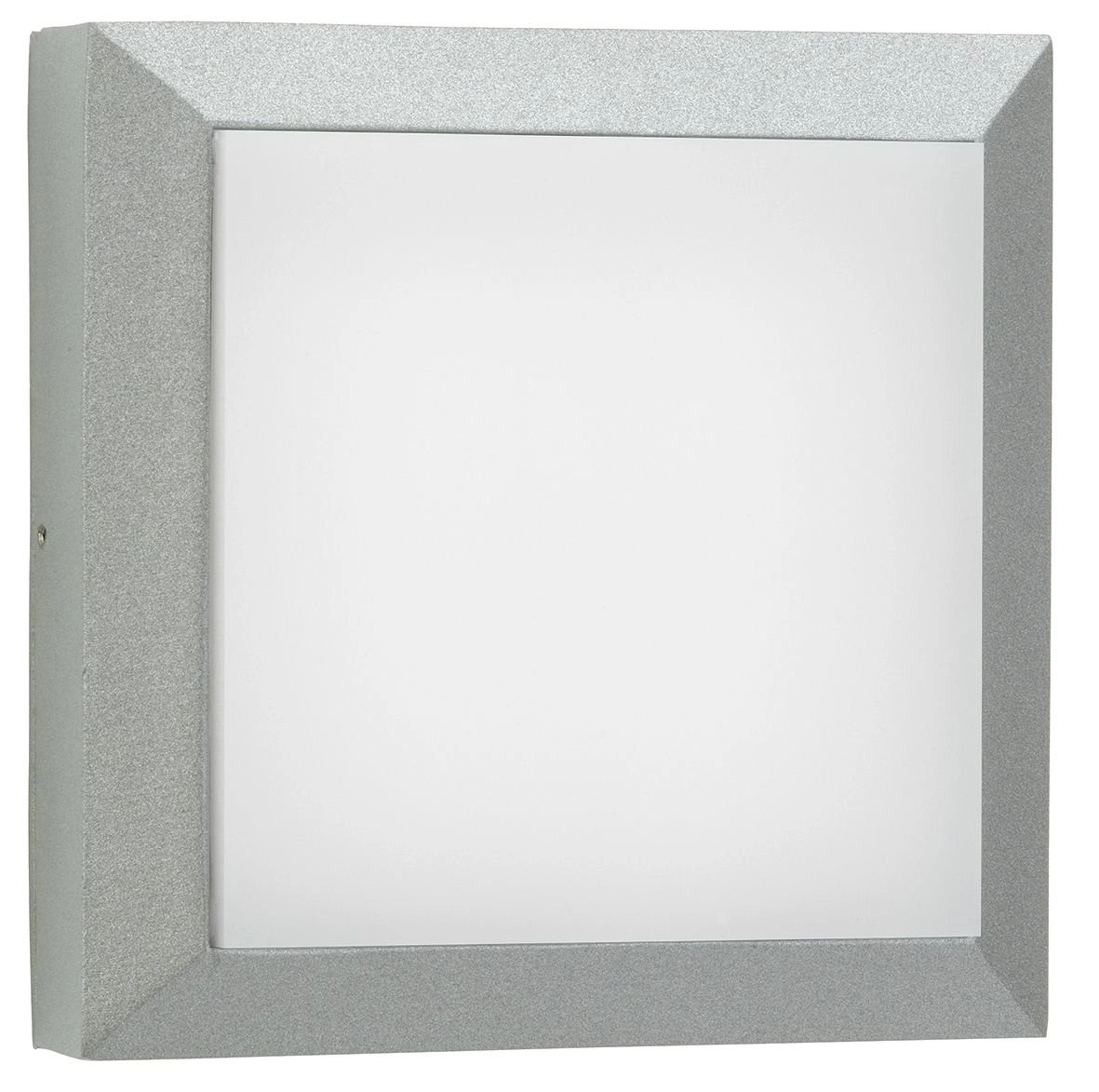 Vierkante wandlamp buiten Parel 32cm-grijs