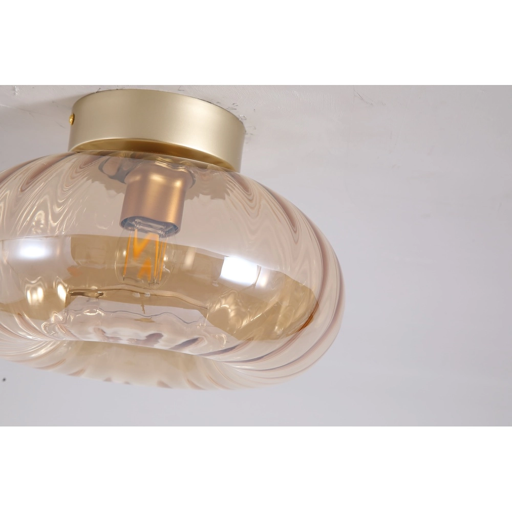 Plafondlamp Celestial amber glas Searchlight 5053423306728