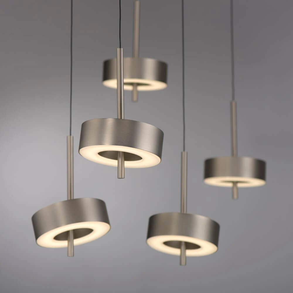 5-lichts hanglamp Q-Rotate aluminium modern Paul Neuhaus 4012248383186