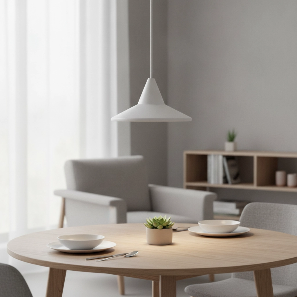 Hanglamp Dro strak design wit