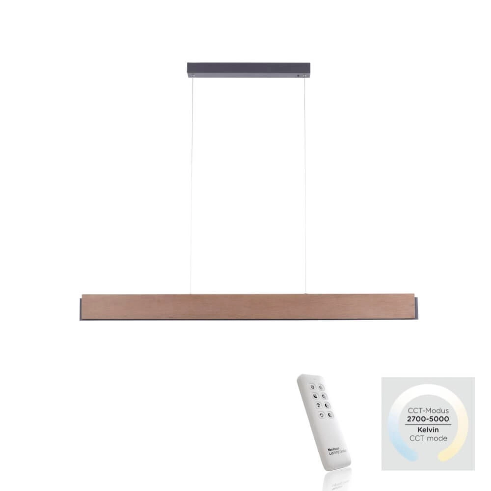 Design hanglamp Palma hout Paul Neuhaus 4012248358962