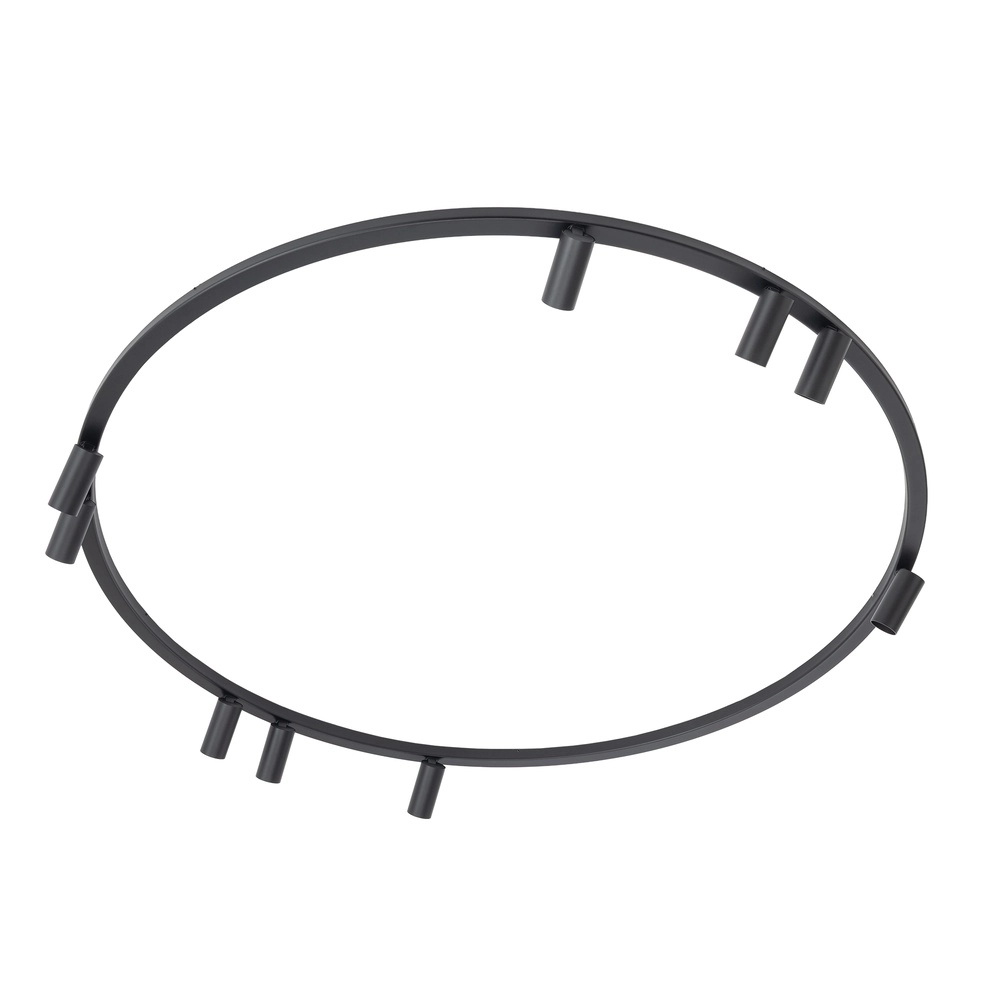 Cirkel opbouwspots Fourty 9x GU10 - zwart Lyora 5903139119504