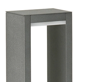 Staande Led buitenlamp Padestal antraciet Albert 4007235222425