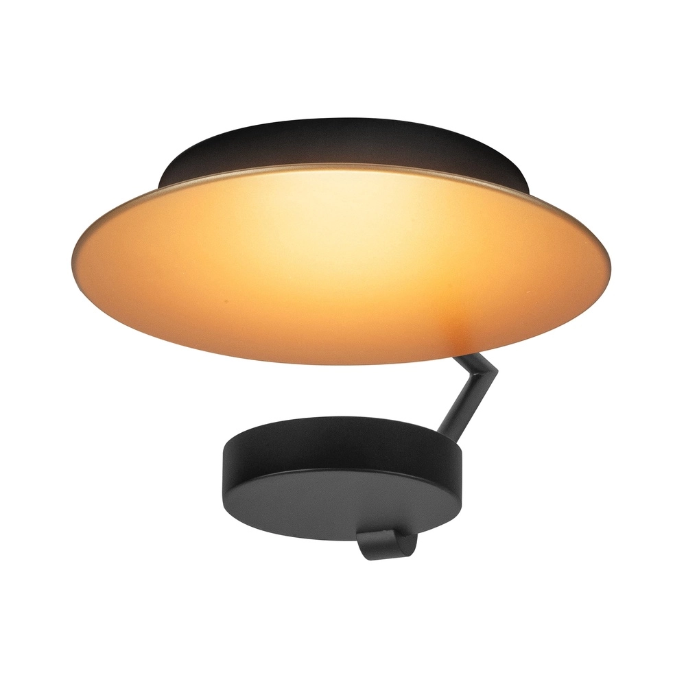 Design plafondlamp Goldy zwart Ø 25cm
