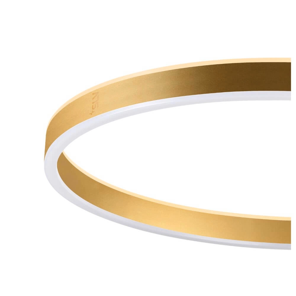 Zwart met gouden design vloerlamp One Straight SLV 4024163265539