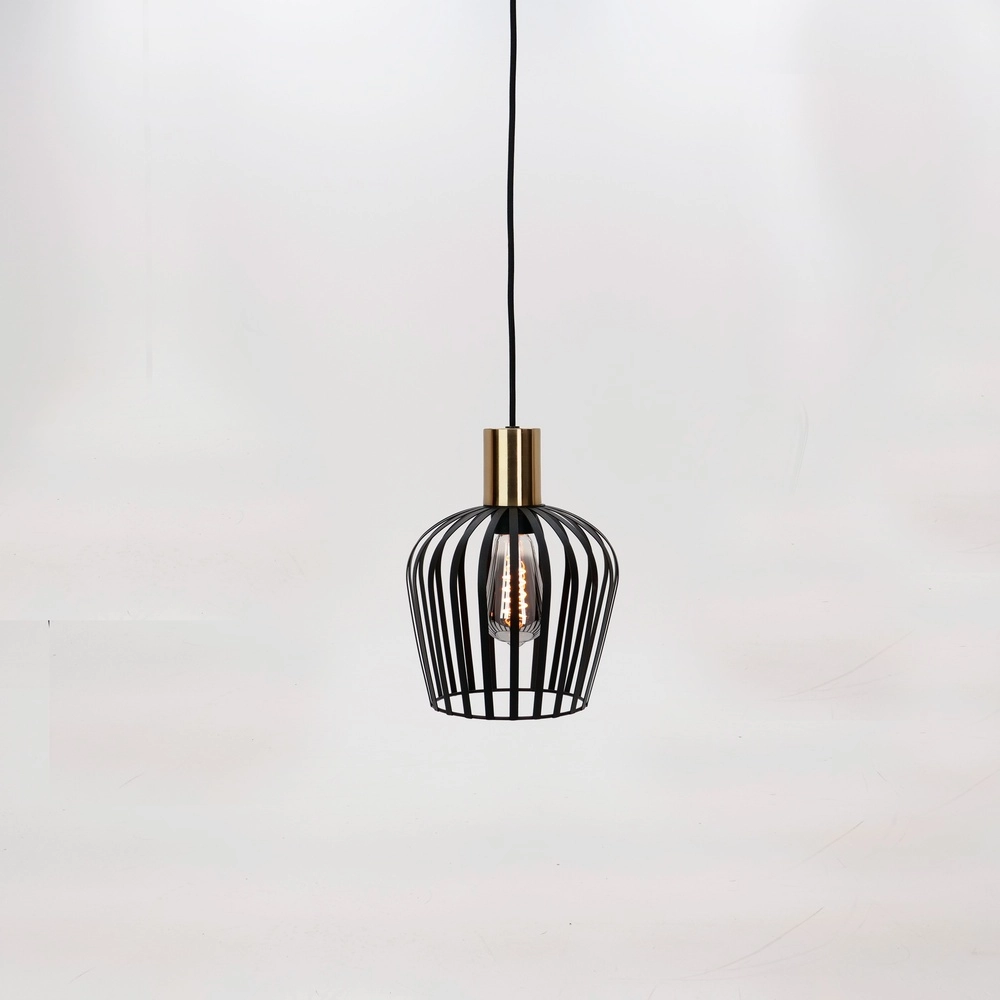 Hanglamp Empoli zwart met goud - Ø 20cm Eglo 9008606299881