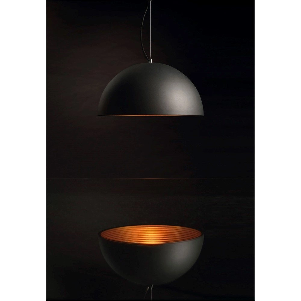 Trendy hanglamp Forchini M PD-1 zwart SLV 4024163136976