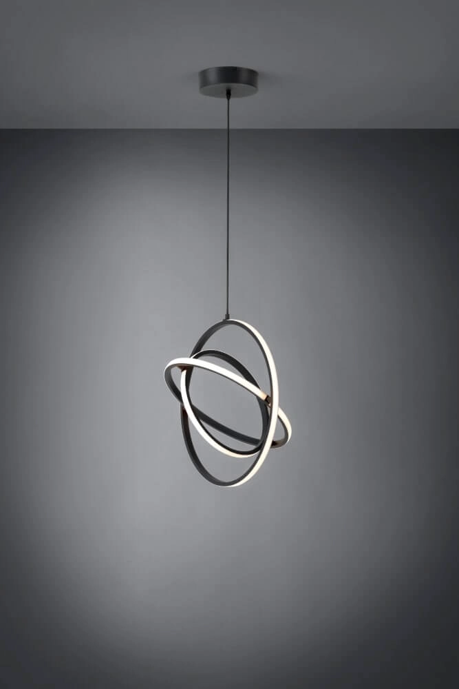 Zwarte hanglamp Retornio Ø 50cm Stars of Light 9002759398927