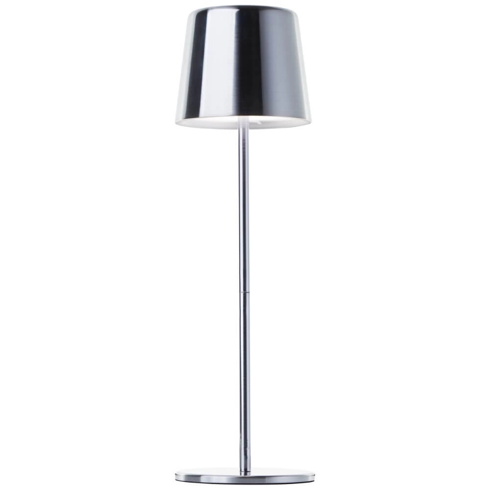 Oplaadbare tafellamp Xaana nikkel Brilliant 4004353441462