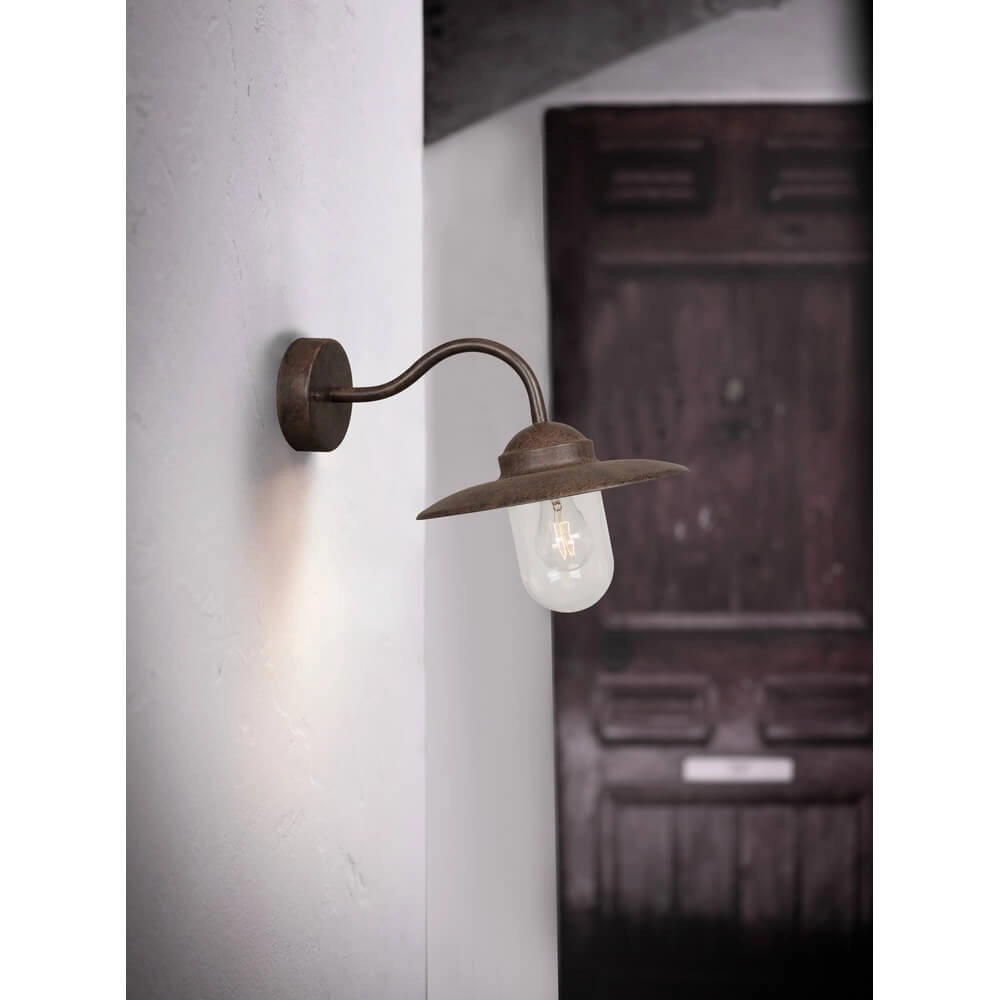 Klassieke wandlamp Luxembourg roestbruin Nordlux 5701581233171