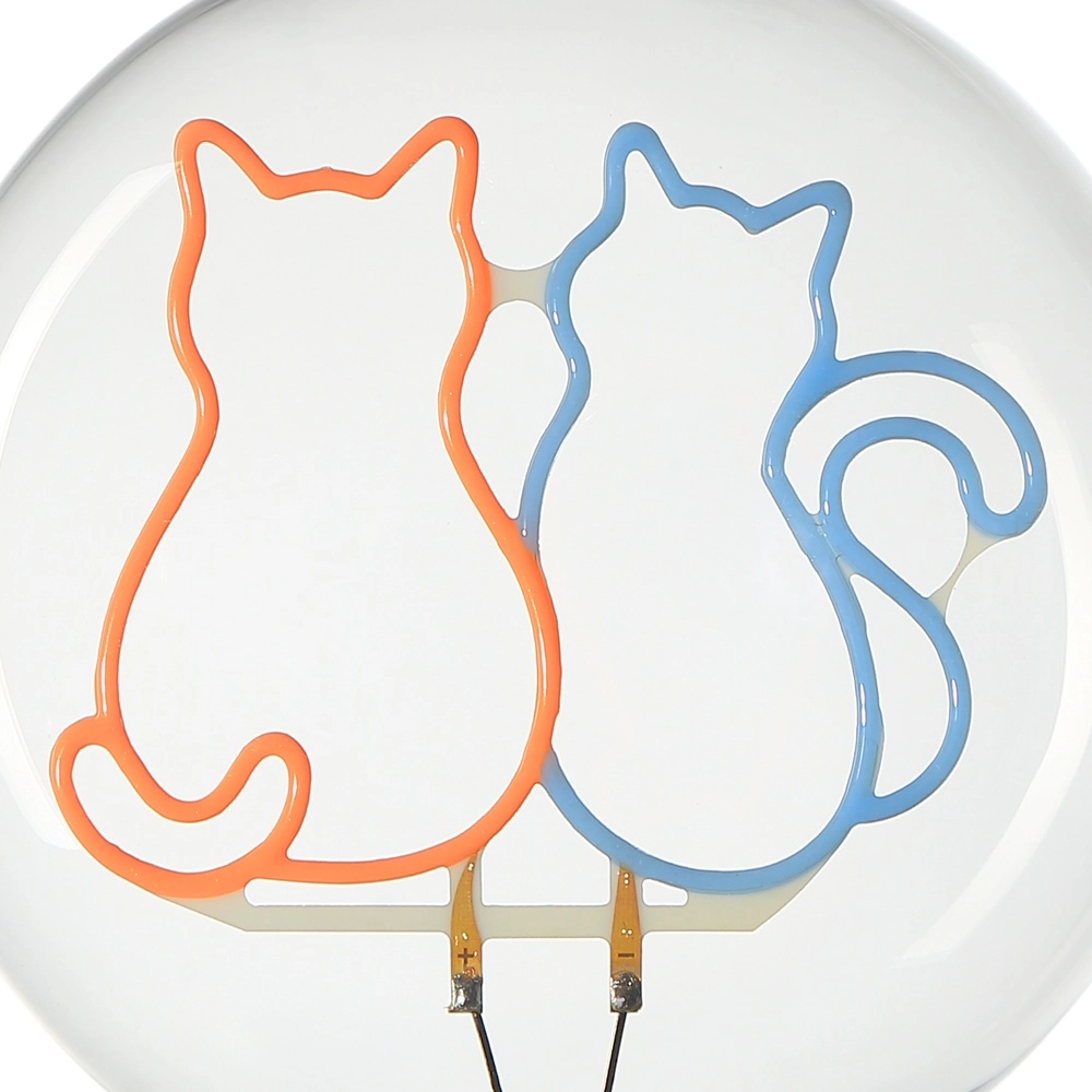 E27 lichtbron Lumopop katten - roze blauw Brilliant 4004353477676