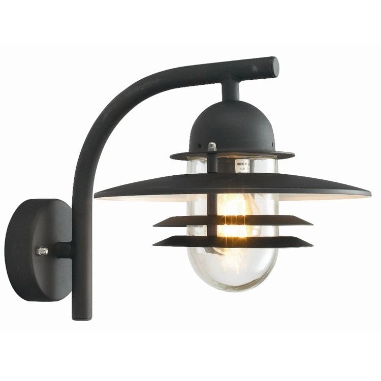 Stallamp klassiek Selva 27cm zwart