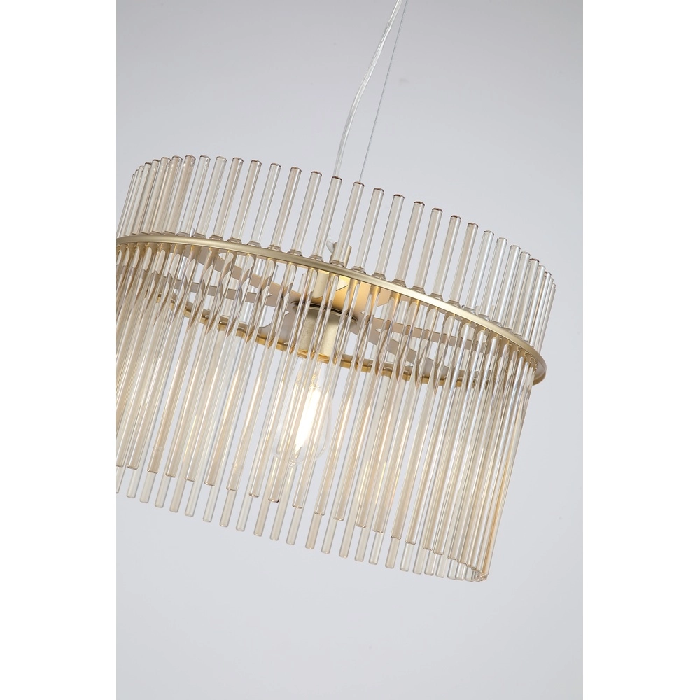 Hanglamp Swizzle Ø 40cm goud Searchlight 5053423305608