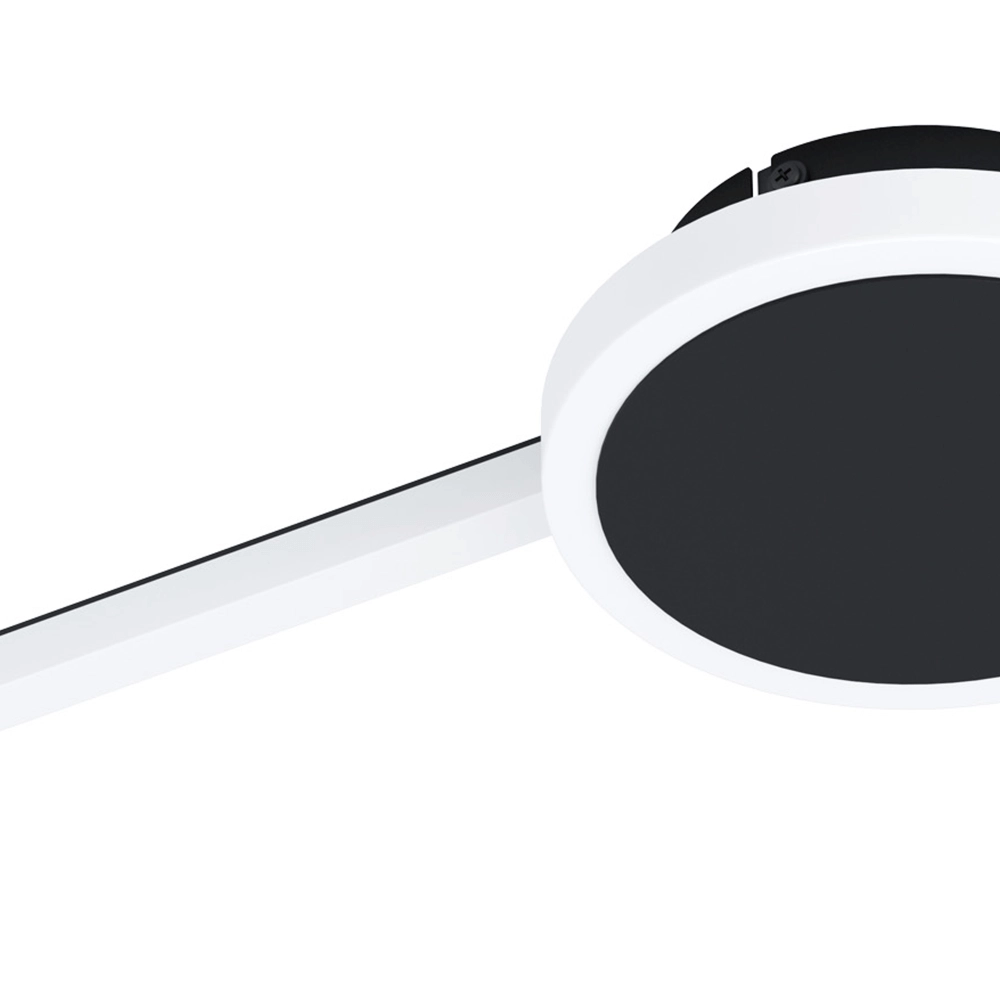 Zwarte led plafondlamp Sarginto Eglo 9002759996086