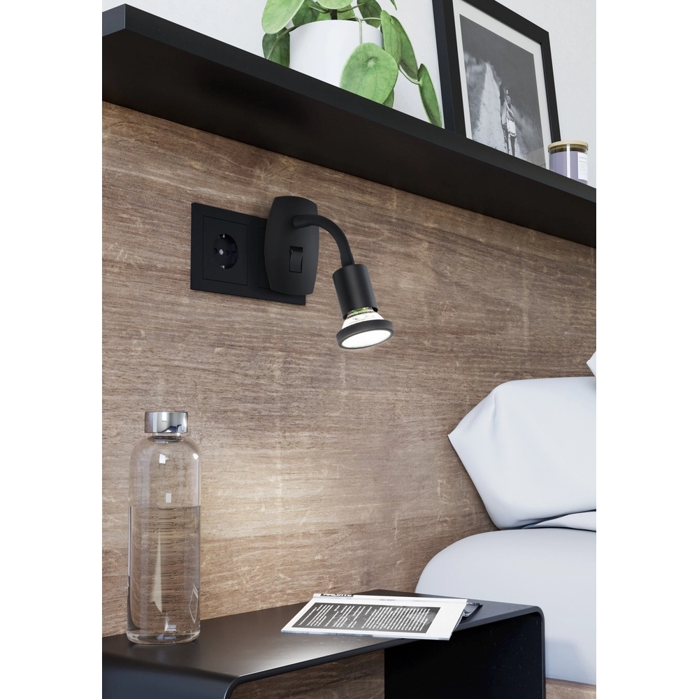 Stekker armatuur Parrini flexibel en met schakelaar Eglo 9008606377039