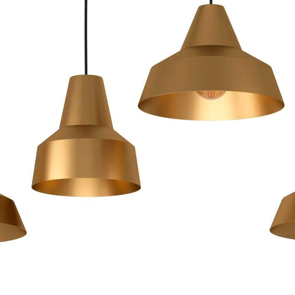 Gouden hanglamp Savarna met 6 kappen Stars of Light 9008606220885