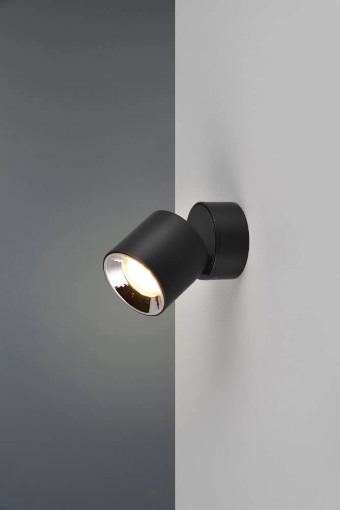 Plafondlamp Guayana zwart Trio 4017807573930