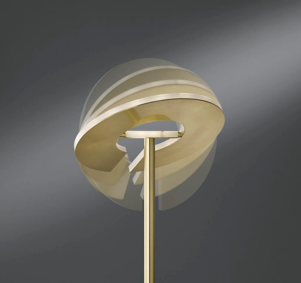 Gouden led leeslamp Dent Fischer & Honsel 4003694403160