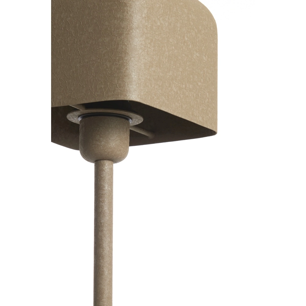 Nachtkastlamp Elenie 15x15cm - mat donker bruin Light & Living 8717807818807