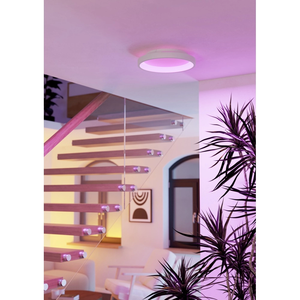 Ronde plafondlamp Loretello-Z smart wit Eglo 9008606358250