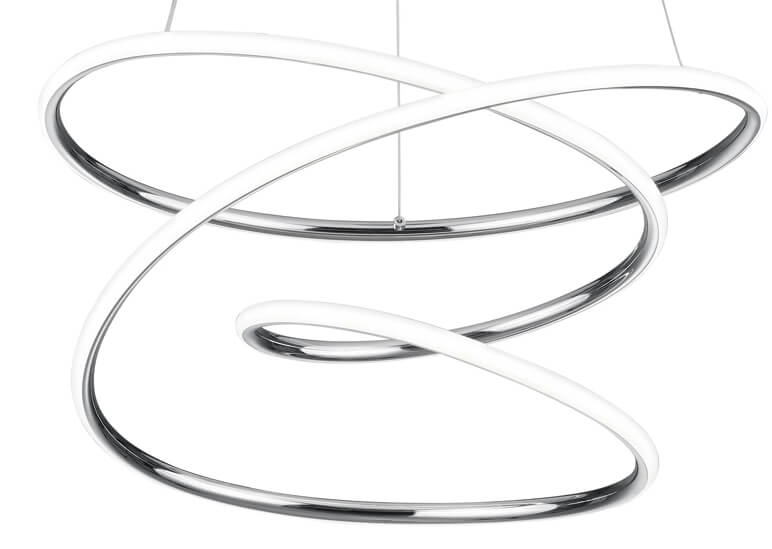 Led hanglamp Bologna chroom Trio 4017807525649