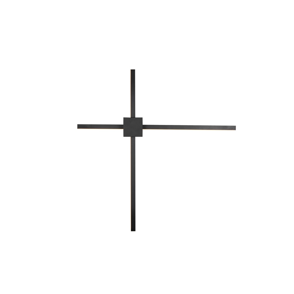 Moderne wandlamp Cassino zwart 67,5cm Trio 4017807683202