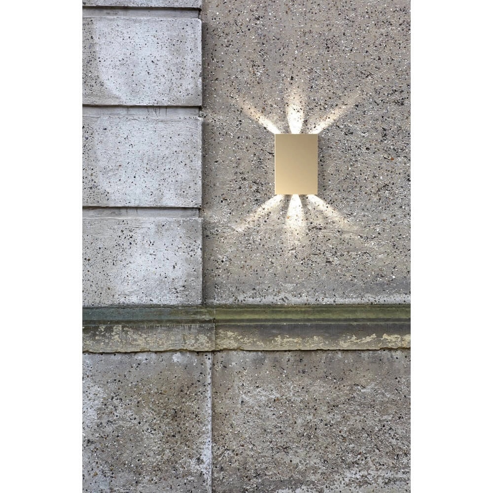 Wandlamp messing Fold breed design Nordlux 5704924000614