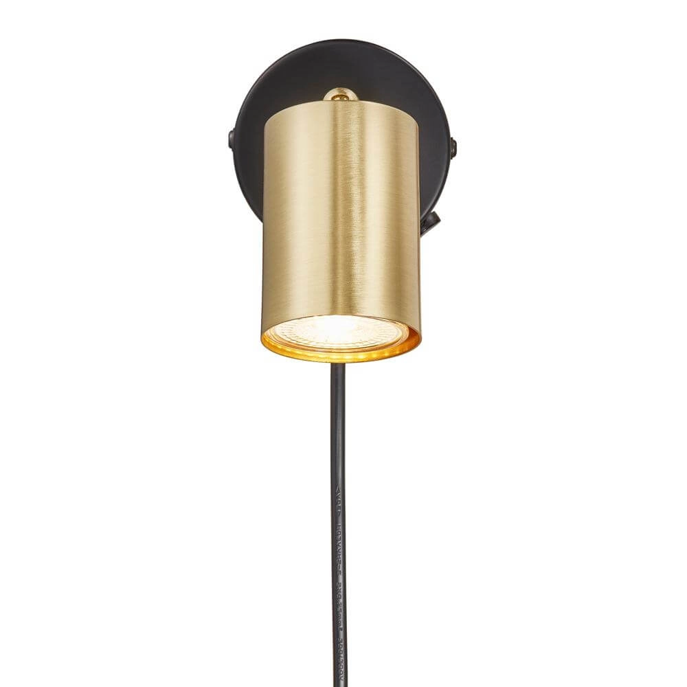 Gouden wandlamp Explore met snoer Nordlux 5704924011610