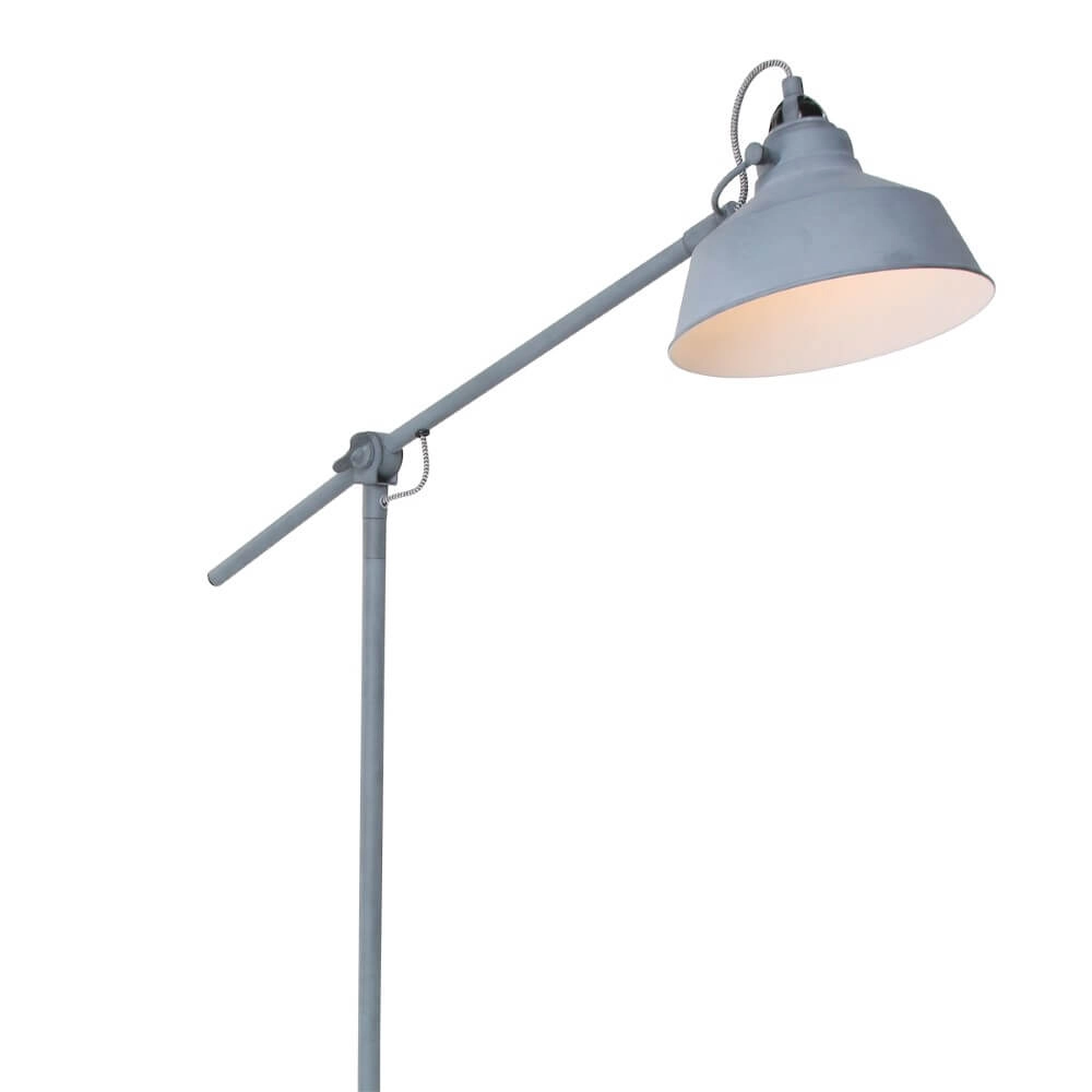 Vintage leeslamp Mexlite 130cm grijs Steinhauer 8712746122497