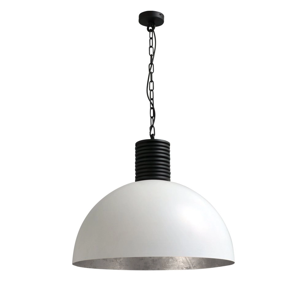 Witte industrielamp Industria Silver 60