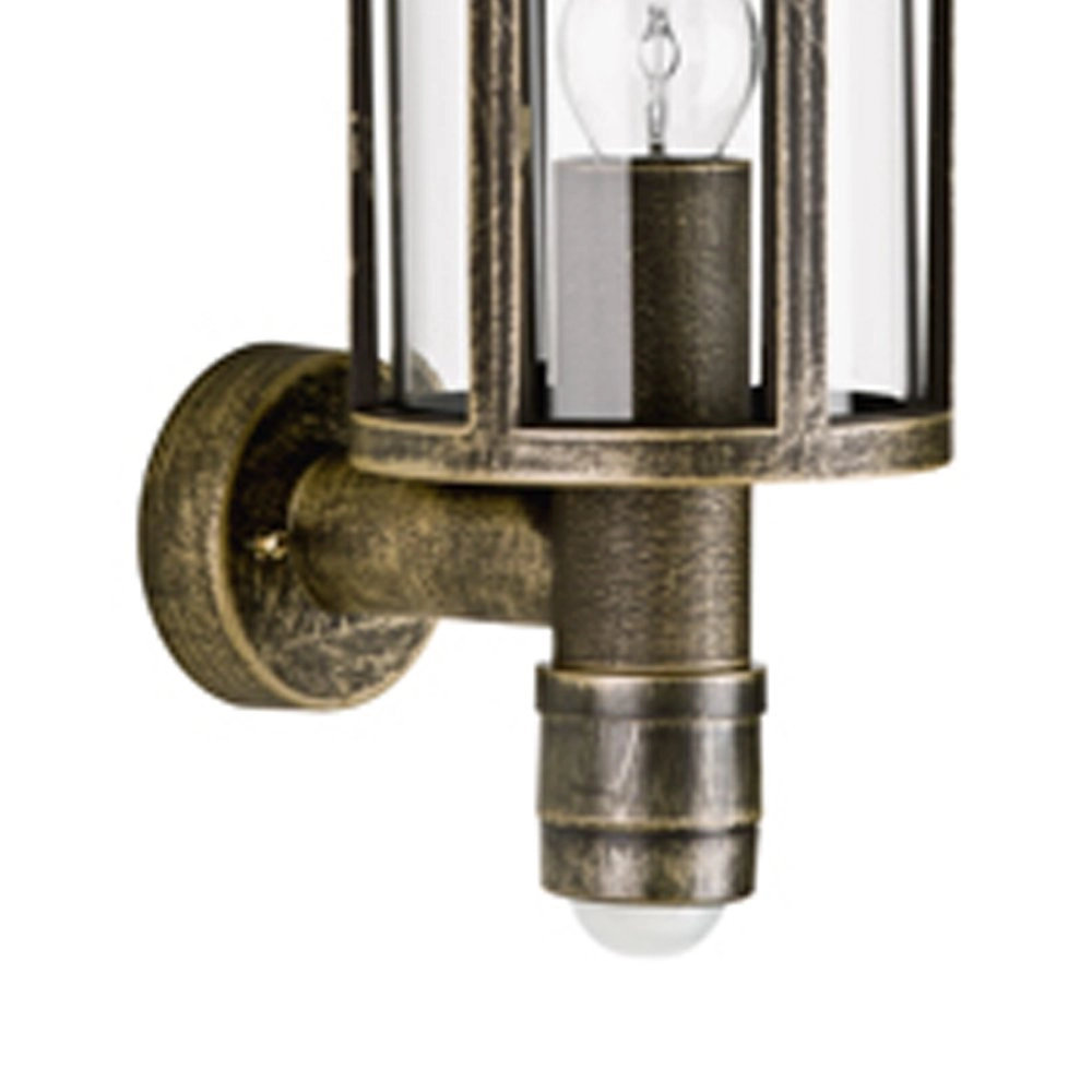 Buitenlamp met bewegingssensor Toit brons Albert 4007235518252