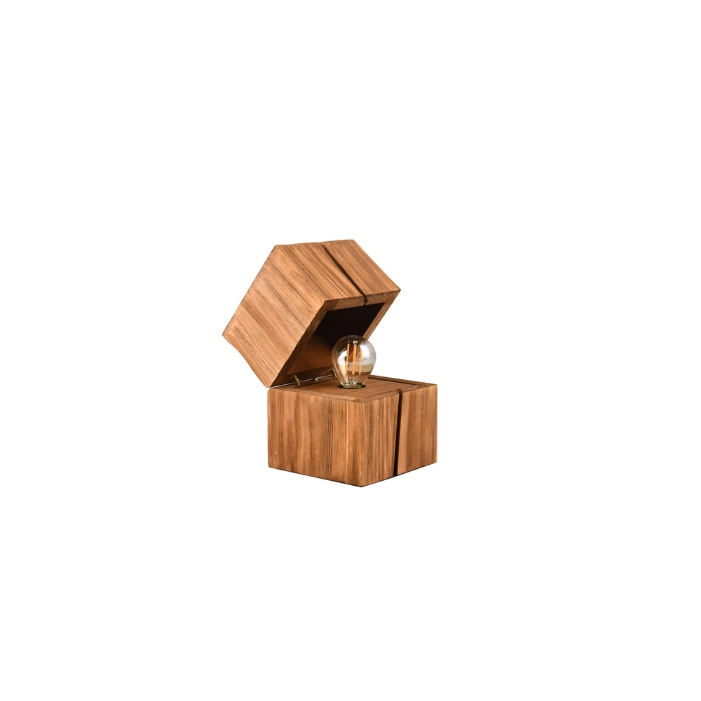 Tafellampje Treasure hout Trio 4017807599985