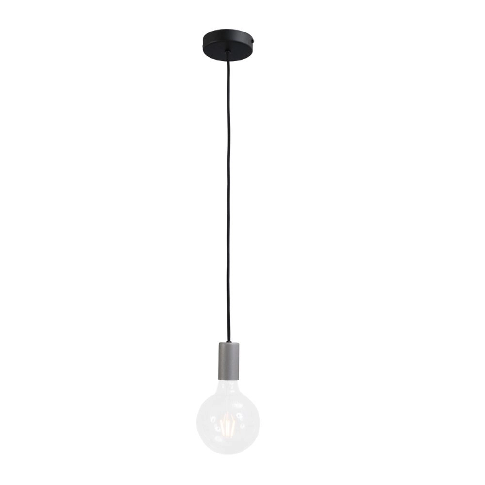 Betongrijze pendel hanglamp Concepto met zwart Masterlight 8718121142289