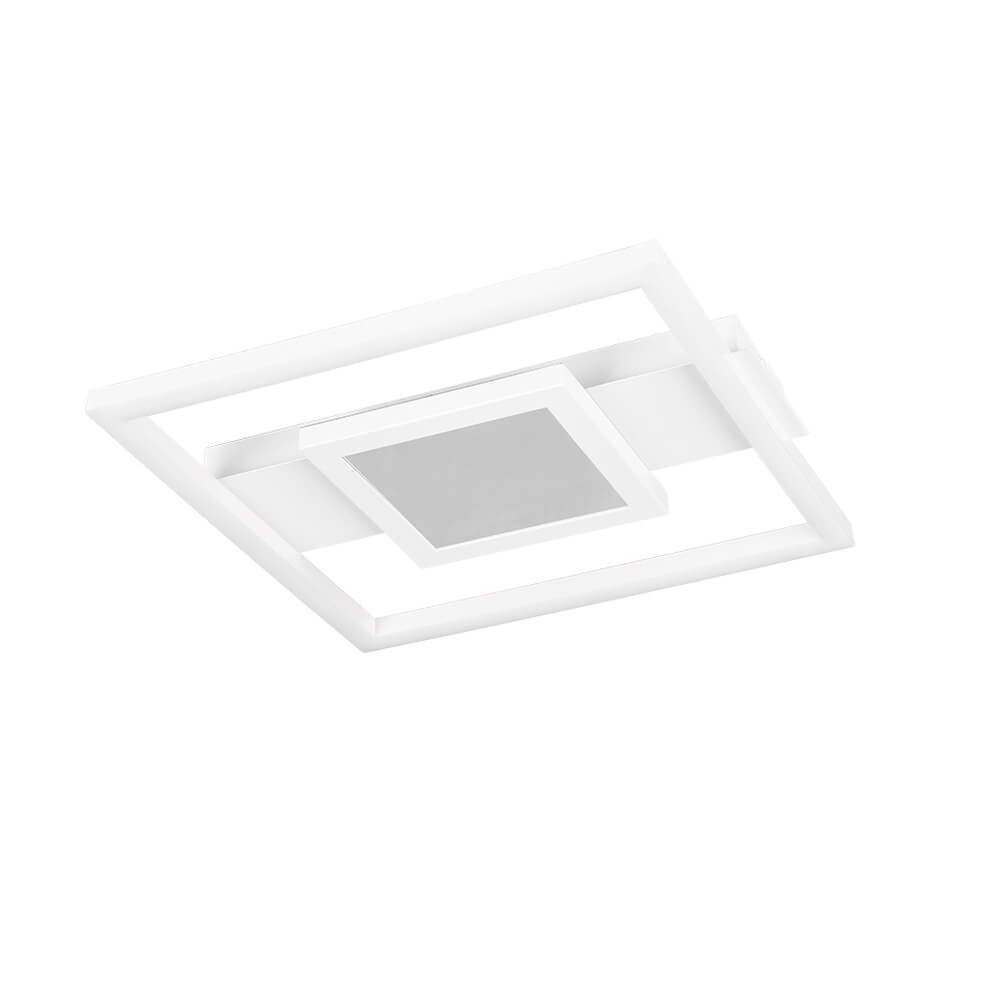 Design plafondlamp Wheeler wit vierkant Trio 4017807640571