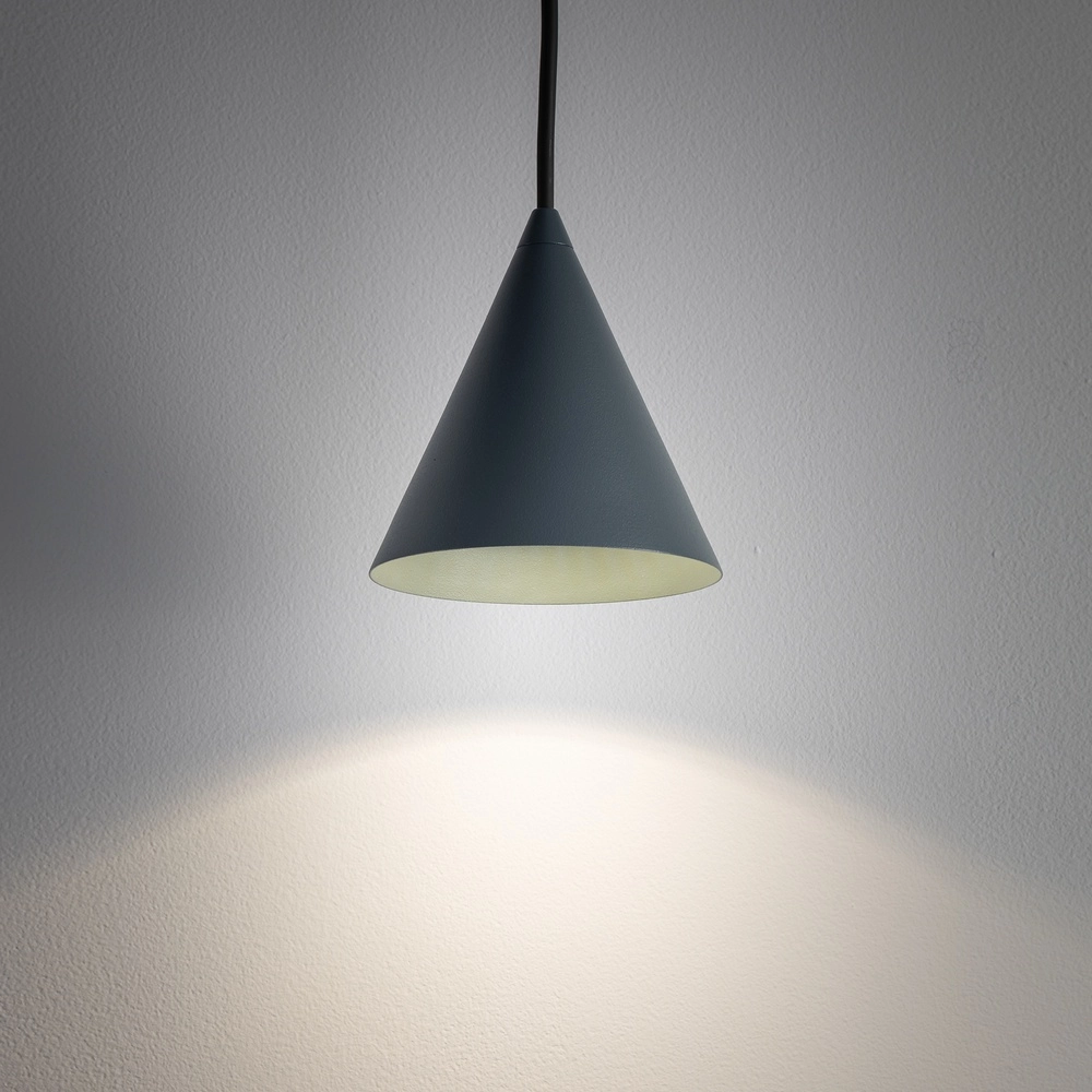 Design hanglamp Zenith umbra blauw Ø 11cm Lyora 5903139114936
