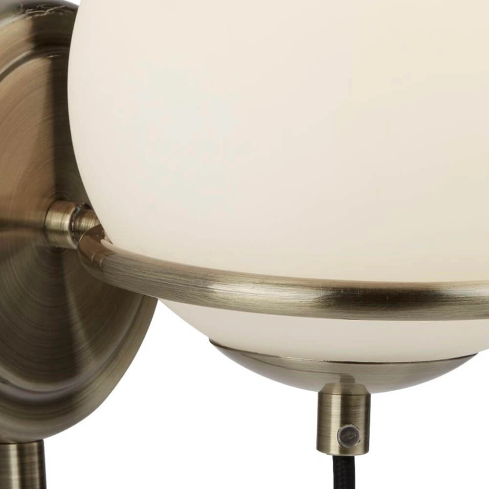 Wandlamp Sphere met glazen bol Searchlight 5053423097893