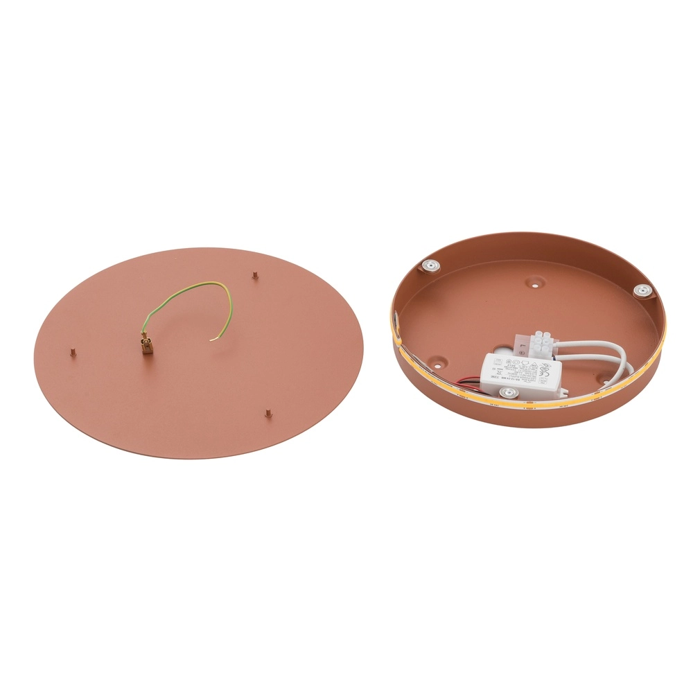 Design wandlamp Ring terracotta Ø 25cm Lyora 5903139126588