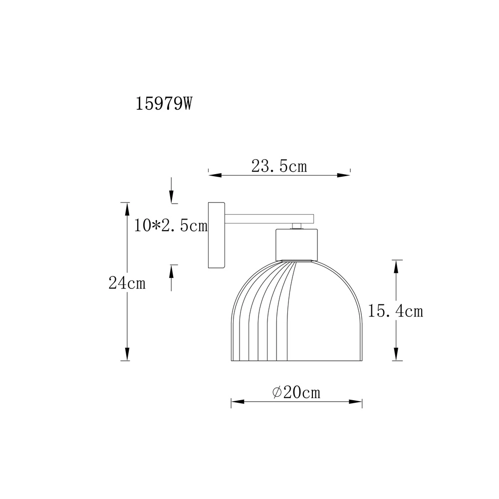Wandlamp Swanson zwart Globo 9007371586646