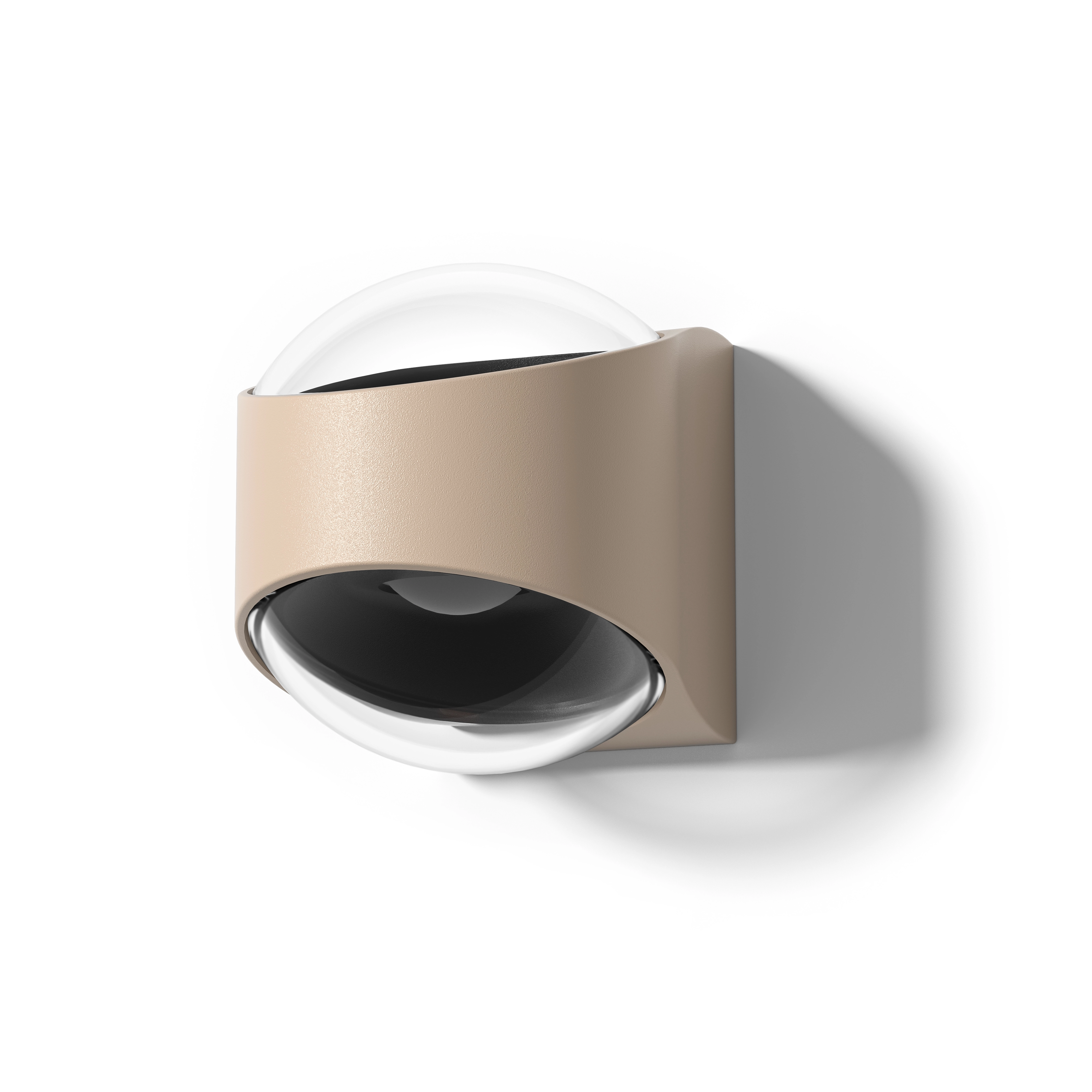 Moderne muurspot London beige - 2x led