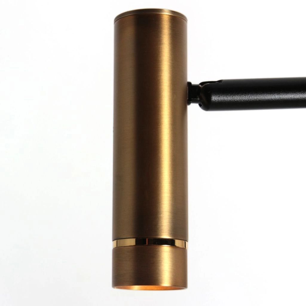 Vloerlamp 2-lichts Lumo zwart met goud Steinhauer 8712746184662