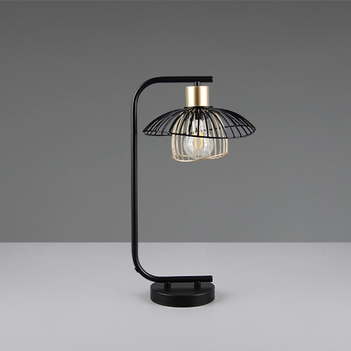 Tafellamp Lauris zwart Trio 4017807678123