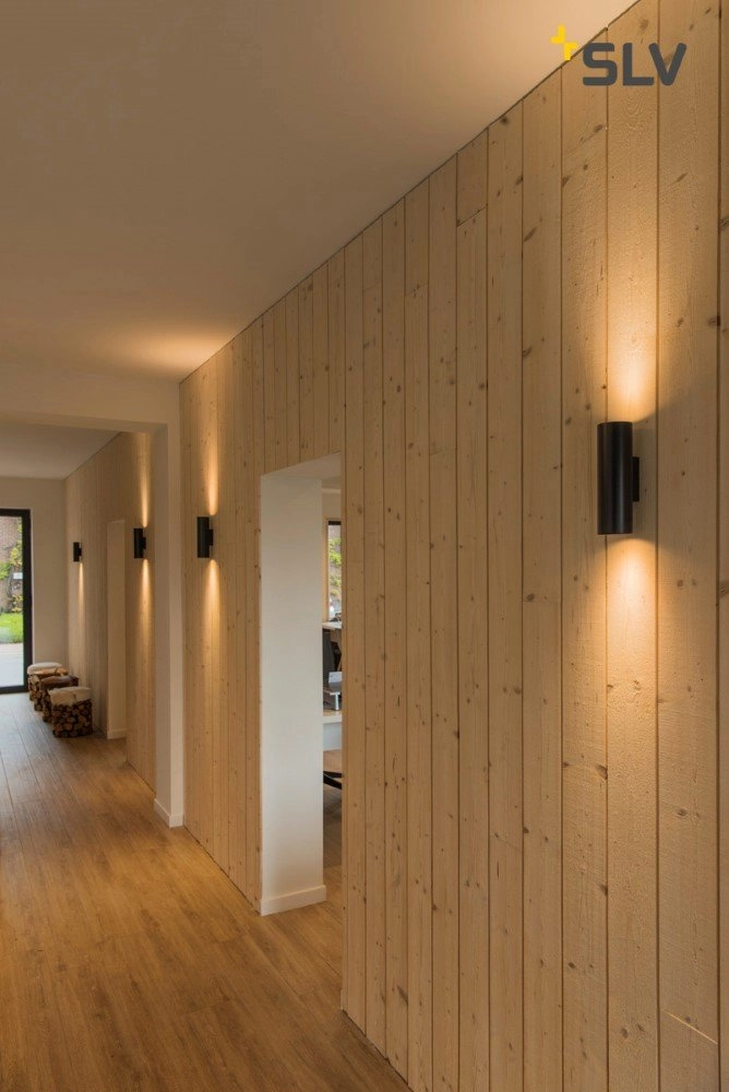 Up en downlight Enola B 22cm zwart SLV 4024163149860